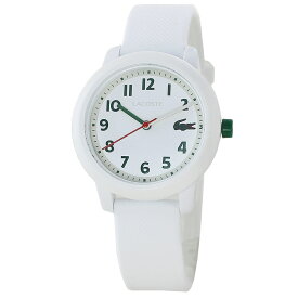 ラコステ 腕時計 レディース キッズ シンプル かわいい シリコンベルト ホワイト 白 白い腕時計 女性 誕生日 プレゼント ギフト 10代 20代 30代 日常使い 内祝い 父の日 お祝い