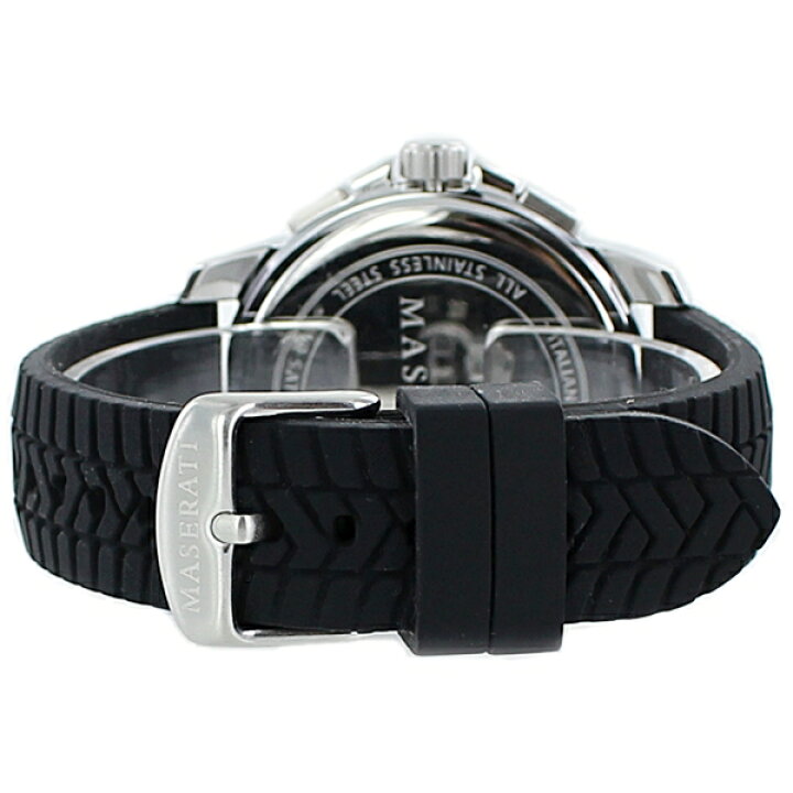 楽天市場 クロノグラフ 防水 Big ビッグ フェイス ケース シルバー ブラック シリコン 男性 腕時計 メンズ Maserati マセラティ ファッション コーデ カジュアル オフィス アウトドア 息子 男 父の日 ギフト 合格 入学 卒業 社会人 ブランド腕時計 Nopple