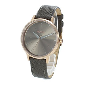 Nixon ニクソン 腕時計 レディース Kensington ブロンズ グレーレザー 女性用 時計 A1082214 誕生日プレゼント 合格 入学 卒業 社会人