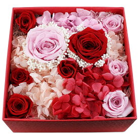 プリザーブドフラワー ギフト ケース入り 紙袋付き ブリザードフラワー フラワーギフト 赤 花 ボックス 男性 女性 母親 誕生日プレゼント造花 枯れない花 お供え ペット 電報 結婚式 結婚祝い 還暦祝い 長寿祝い 退職祝い 成人 卒業 入学