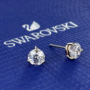特典つき スワロフスキー ピアス シンプル レディース ブランド 紙袋 ショッパー アクセサリーケース 付き SWAROVSKI 誕生日プレゼント 女性 結婚記念日 妻 嫁 彼女 母 女友達 お呼ばれ 結婚式