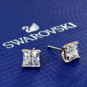 特典つき スワロフスキー スタッド ピアス おしゃれ レディース ブランド 紙袋 ショッパー アクセサリーケース 付き SWAROVSKI 誕生日プレゼント 女性 結婚記念日 妻 嫁 彼女 母 女友達 お呼ば