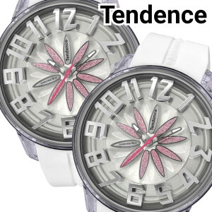 ペアウォッチ テンデンス 腕時計 メンズ レディース キングドーム お揃い ペアセット 10代 20代 30代 防水 シリコンベルト ホワイト カジュアル おしゃれ 誕生日 記念日 ペアギフト Tendence 時計