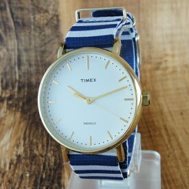 国内正規品 タイメックス 時計 レディース 腕時計 ウィークエンダー フェアフィールド ブルー ボーダー TW2P91900 誕生日プレゼント 内祝い 父の日 お祝い