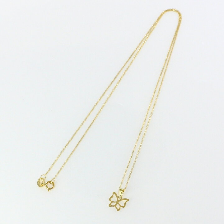 楽天市場】ウノアエレ 18金 蝶々 ネックレス ペンダント バタフライ 