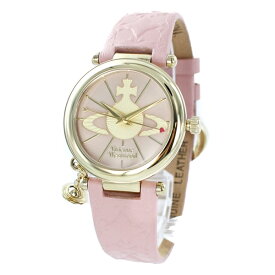 ヴィヴィアン ウエストウッド 時計 レディース 腕時計 オブチャーム ゴールド ピンクレザー VV006PKPK 誕生日プレゼント 内祝い 母の日 お祝い