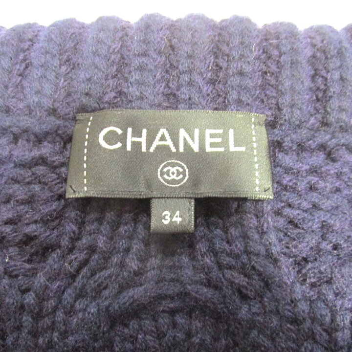 楽天市場】シャネル CHANEL セーラー襟ニット ニット 衣料品 トップス 