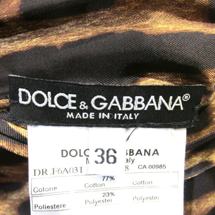 楽天市場】ドルチェアンドガッバーナ DOLCE&GABBANA ワンピース  