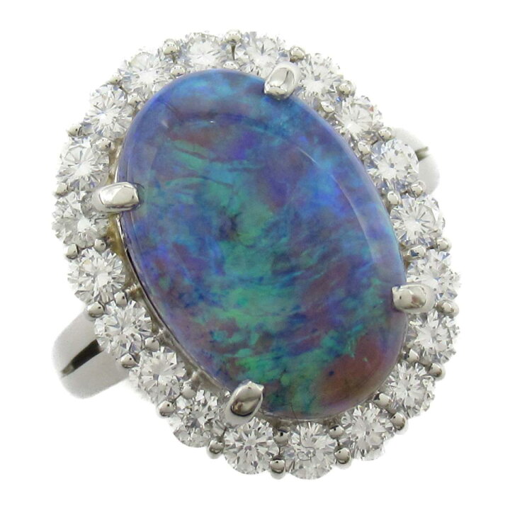 楽天市場】JEWELRY JEWELRY ブラックオパール ダイヤモンド リング  
