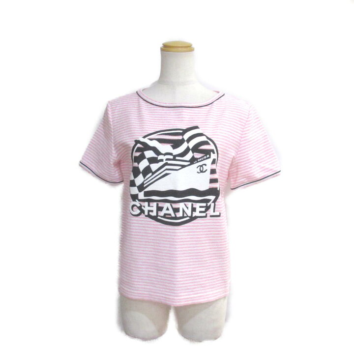 楽天市場】シャネル CHANEL LA PAUSA Tシャツ 半袖Tシャツ 衣料品  