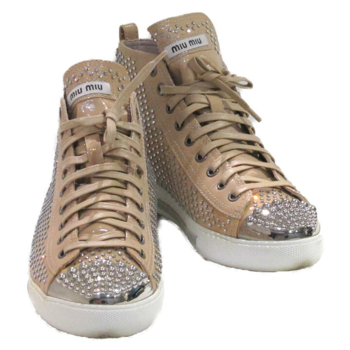 楽天市場】ミュウ ミュウ Miu Miu ハイカットスニーカー その他靴 靴 