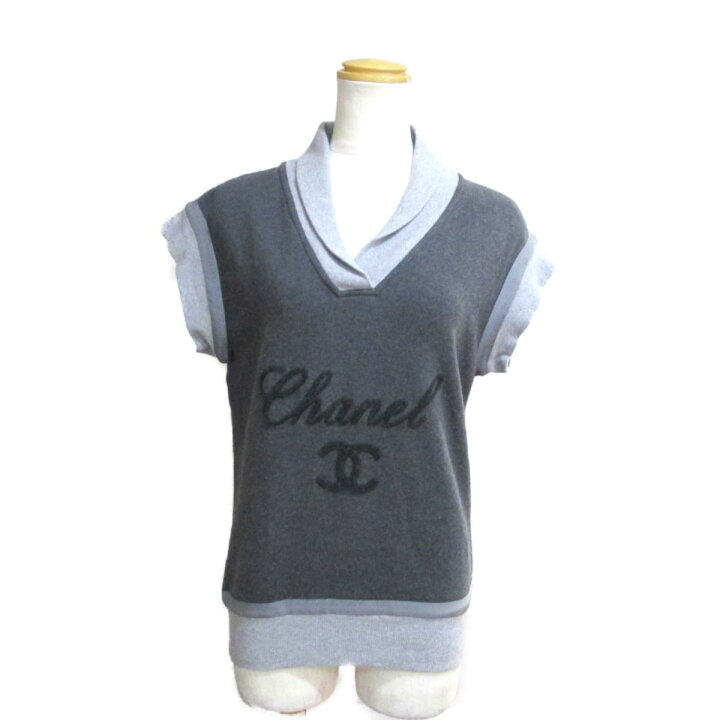 楽天市場】シャネル CHANEL ノースリーブ 衣料品 トップス コットン 