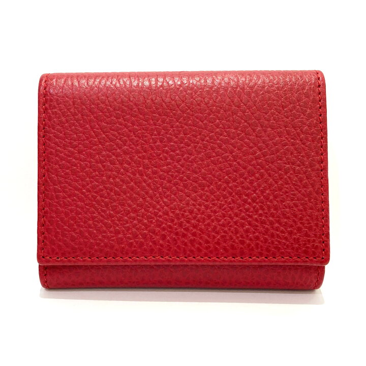 楽天市場】グッチ GUCCI Wホック財布 財布 レザー レディース レッド系  