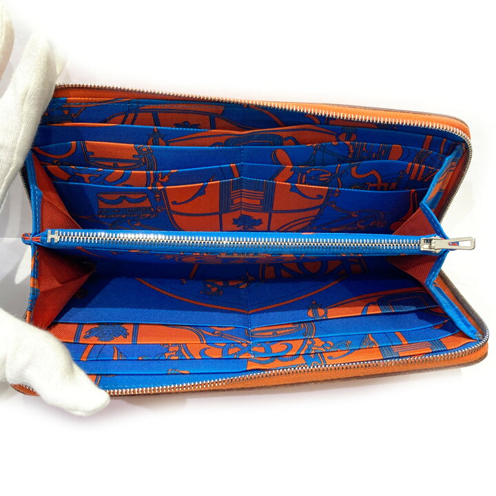楽天市場】エルメス HERMES アザップシルクイン ラウンド長財布 財布  
