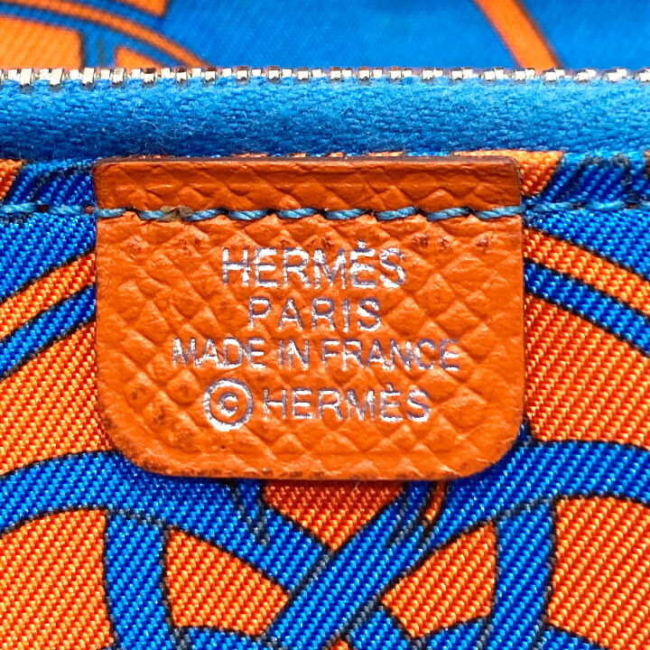 楽天市場】エルメス HERMES アザップシルクイン ラウンド長財布 財布  