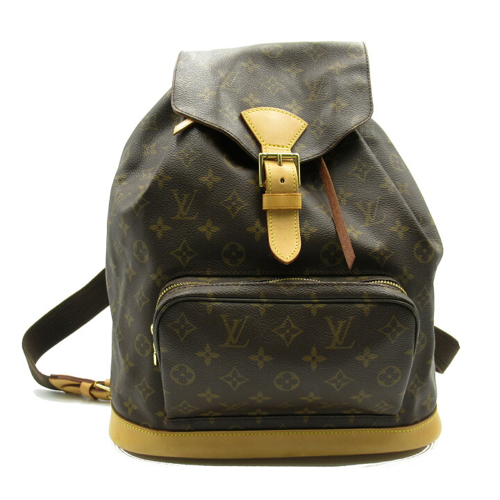 楽天市場】ルイ・ヴィトン LOUIS VUITTON モンスリGM リュックサック  