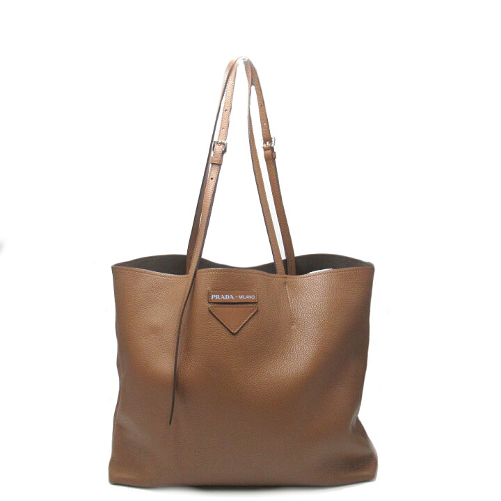 楽天市場 プラダ Prada トートバッグ トートバッグ バッグ レザー メンズ レディース ブラウン系 1bg5 中古 Brandoff Tokyo