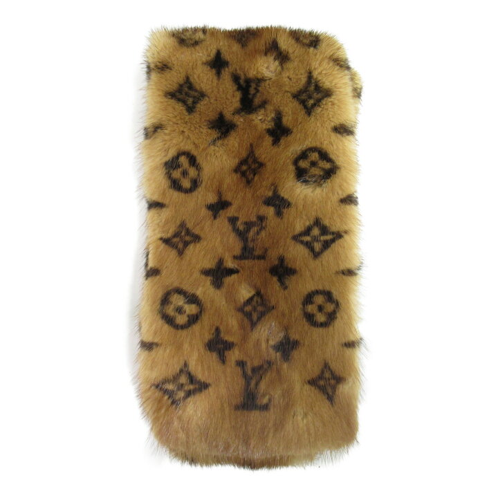 楽天市場】ルイ・ヴィトン LOUIS VUITTON ファー マフラー エシャルプ  