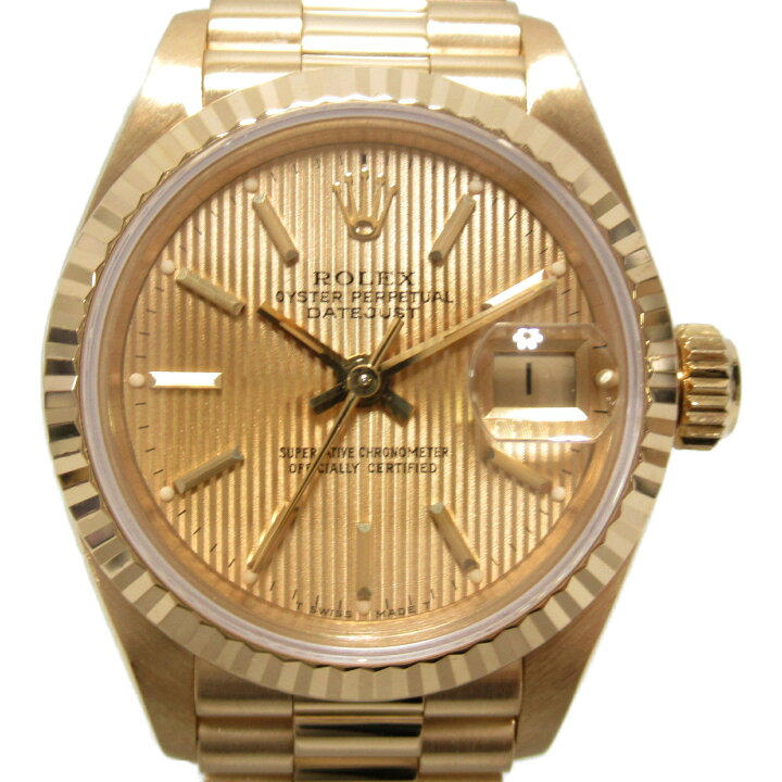 ROLEX Datejust ゴールド文字盤