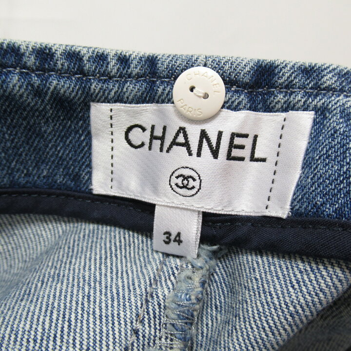 楽天市場】シャネル CHANEL デニムパンツ 衣料品 ボトムス コットン 