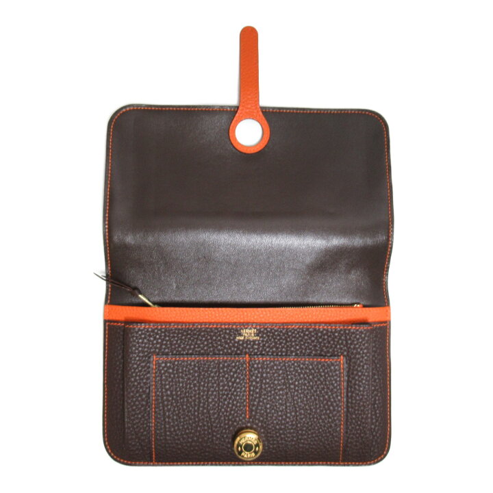 楽天市場】エルメス HERMES ドゴンGM長財布 二つ折長財布 財布 レザー 
