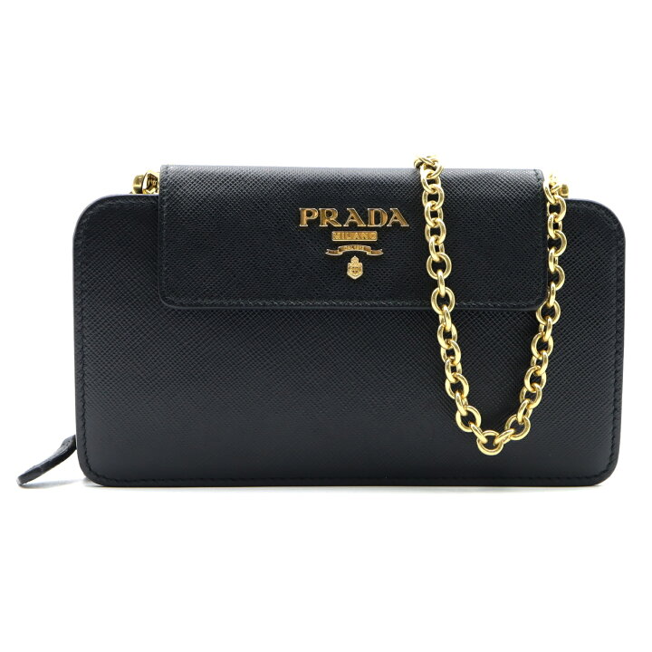 楽天市場】プラダ PRADA チェーンウォレット ショルダーバッグ バッグ 