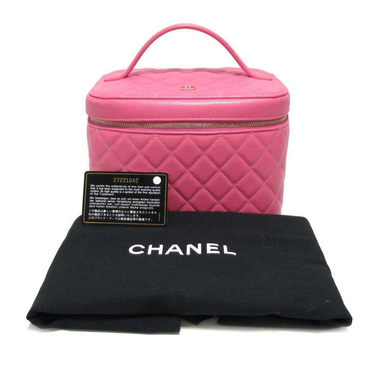 楽天市場】シャネル CHANEL バニティバッグ バッグ キャビアスキン 
