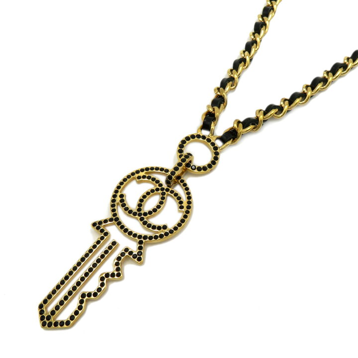 楽天市場】シャネル CHANEL カギモチーフ ネックレス ネックレス 