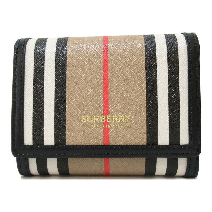楽天市場】バーバリー BURBERRY 三つ折り財布 財布 レザー コットン  