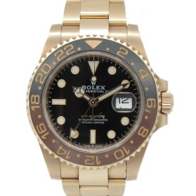 ロレックス ROLEX GMTマスター II 腕時計 ウォッチ 時計 K18PG （ピンクゴールド） メンズ ブラック系 BK 126715CHNR 【中古】 | ブランド ブランド時計 ブランド腕時計