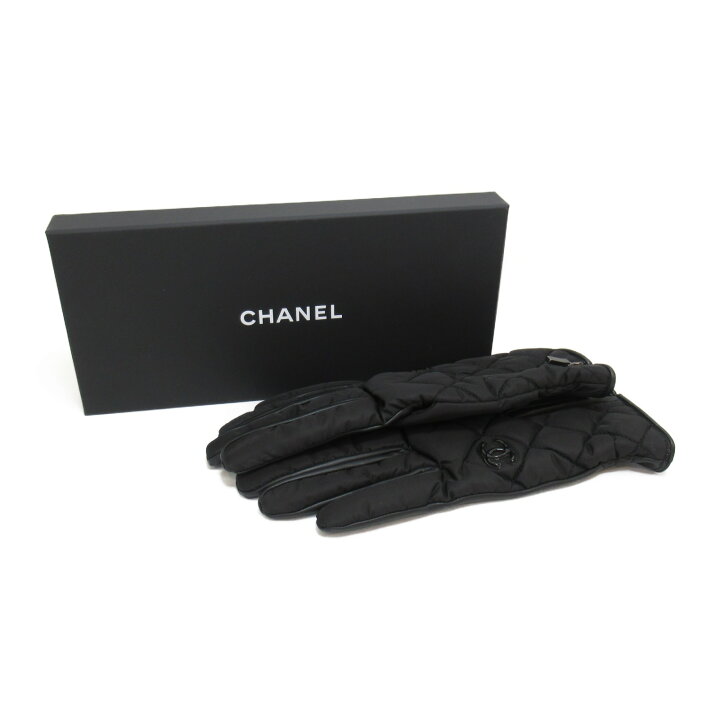 楽天市場】シャネル CHANEL 手袋 衣料品 カーフ （牛革） ナイロン  