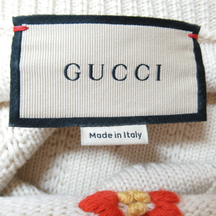 楽天市場】グッチ GUCCI 花柄 ニット・セーター ニット 衣料品 