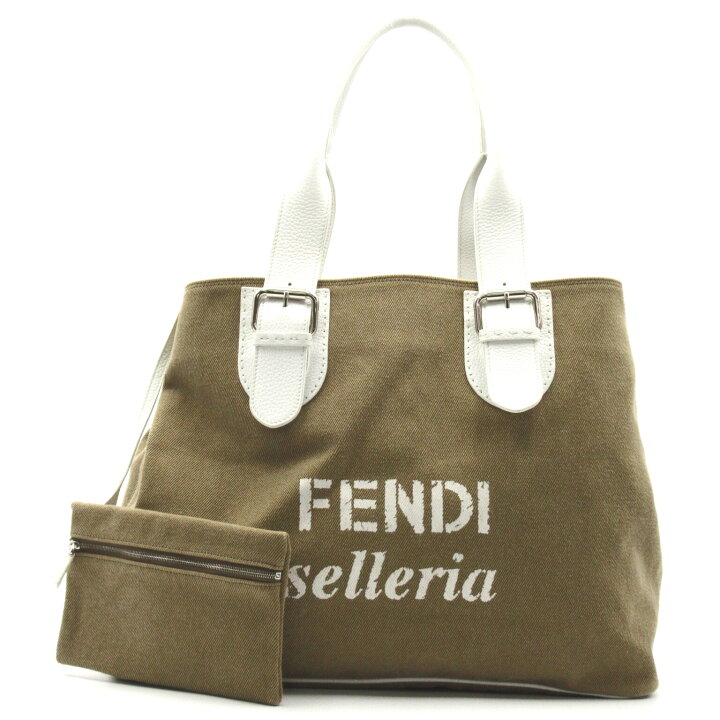 楽天市場】フェンディ FENDI セレリア トートバッグ バッグ キャンバス 