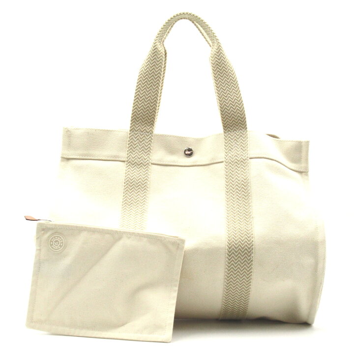 楽天市場】エルメス HERMES カンヌMM トートバッグ バッグ コットン 