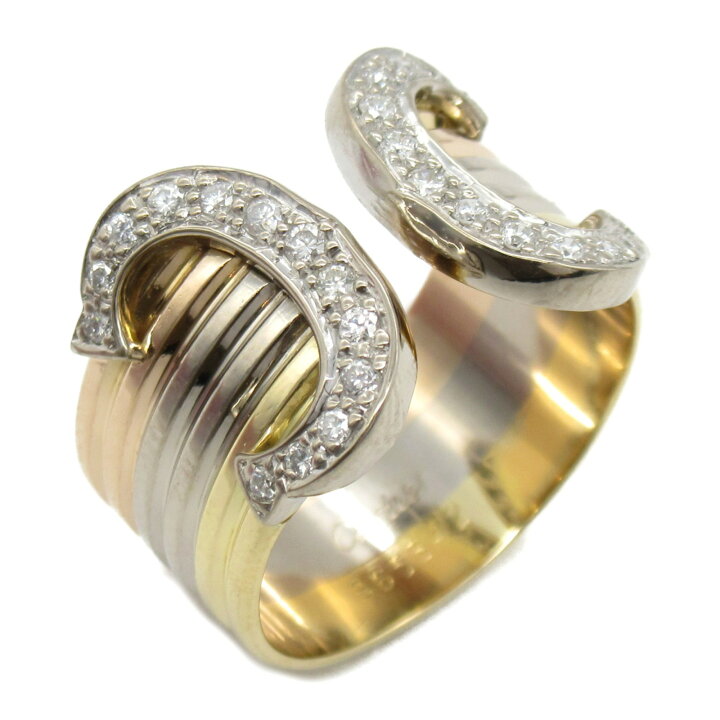 楽天市場】カルティエ CARTIER 2Cスリーカラーダイヤモンド リング  