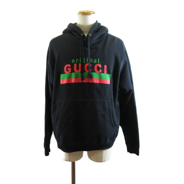 楽天市場】グッチ GUCCI ロゴプリントパーカー パーカー 衣料品 