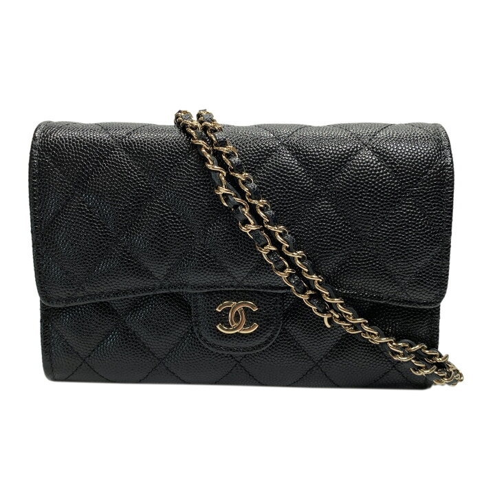 楽天市場】シャネル CHANEL チェーンウォレット 二つ折長財布 財布  