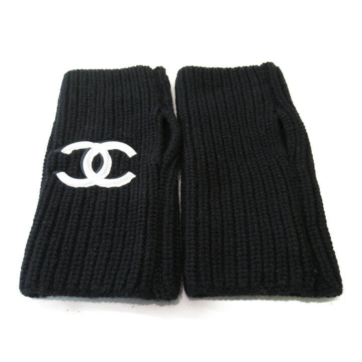 楽天市場】シャネル CHANEL ニットグローブ 手袋 衣料品 ウール 