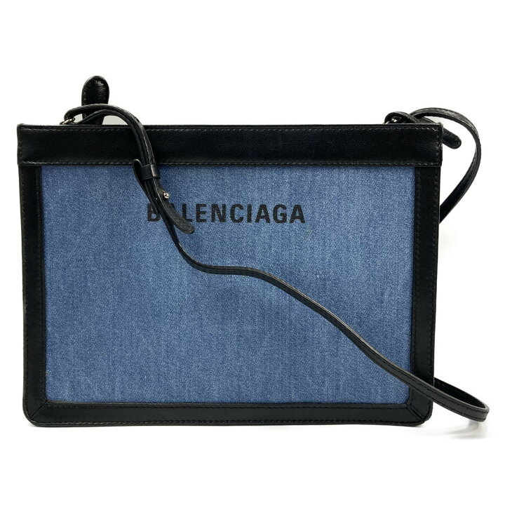 楽天市場】バレンシアガ BALENCIAGA ネイビーポシェット ショルダー 