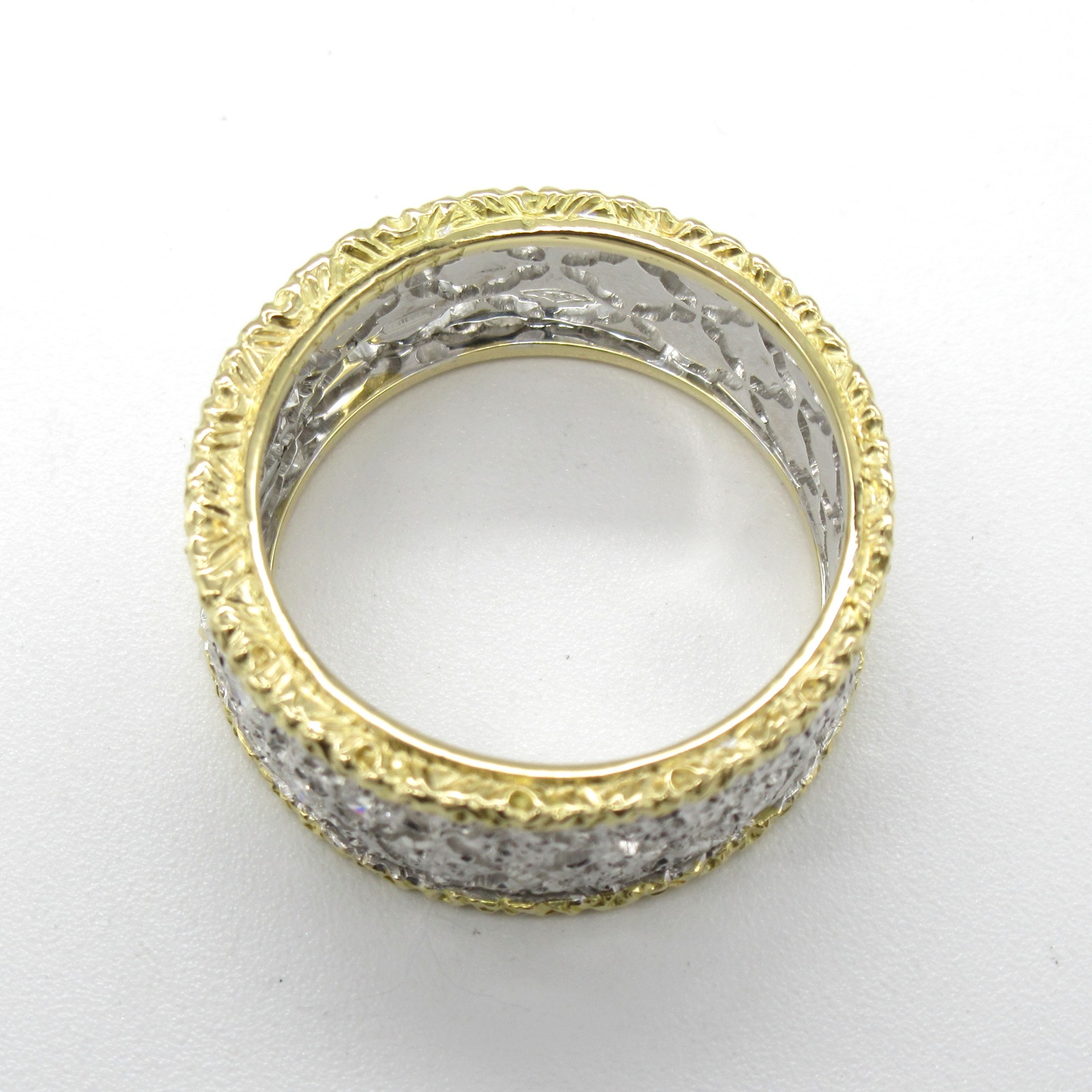 フェデリーコ・ブチェラッティ FEDERICO BUCCELLATI ダイヤモンド リング リング・指輪 ジュエリー K18WG （ホワイトゴールド）  K18 （イエローゴールド） レディース クリア系 【中古】 | ブランド アクセサリー 指輪 | BRANDOFF TOKYO