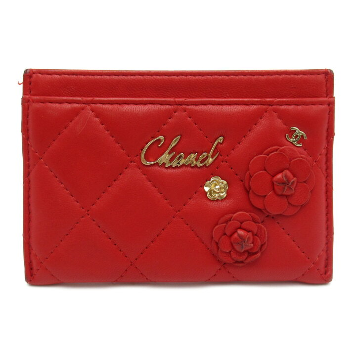 楽天市場】シャネル CHANEL カメリア付 カードケース アクセサリー 