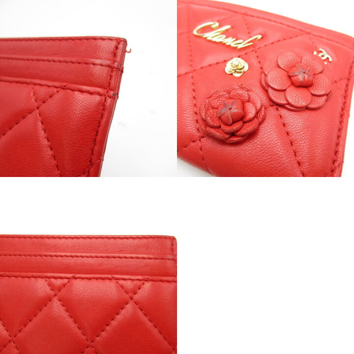 楽天市場】シャネル CHANEL カメリア付 カードケース アクセサリー 