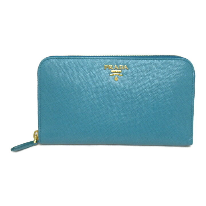 楽天市場】プラダ PRADA ラウンド長財布 財布 レザー レディース  