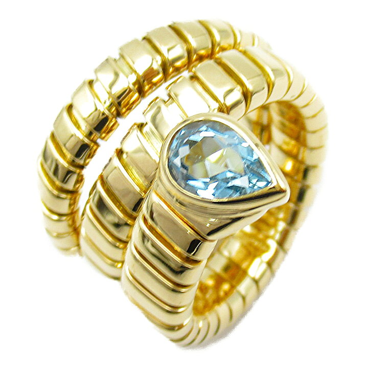 楽天市場】ブルガリ BVLGARI トゥボガス リング アクアマリン リング 