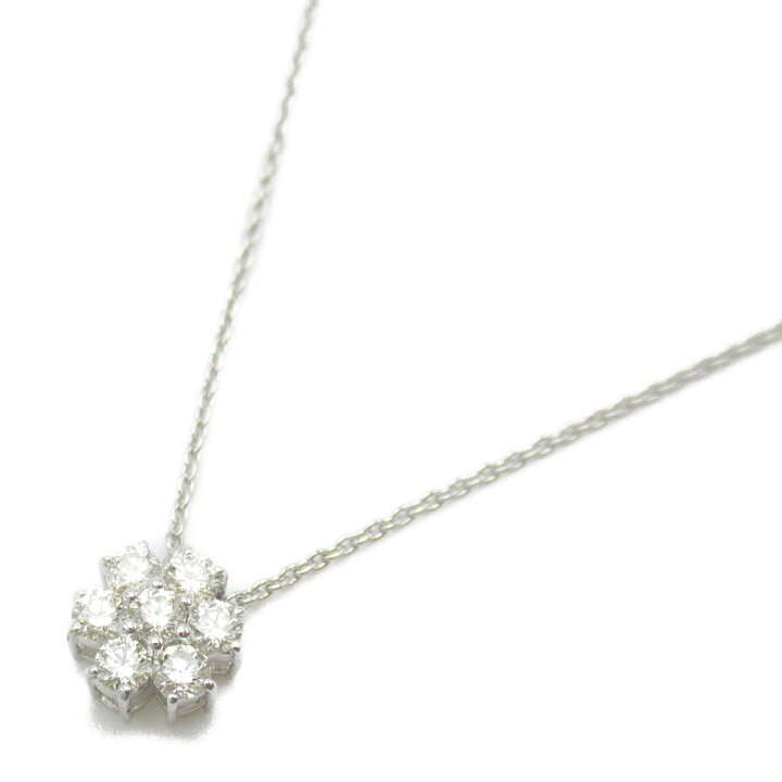 楽天市場】ジュエリー JEWELRY ダイヤモンド ネックレス K18WG  