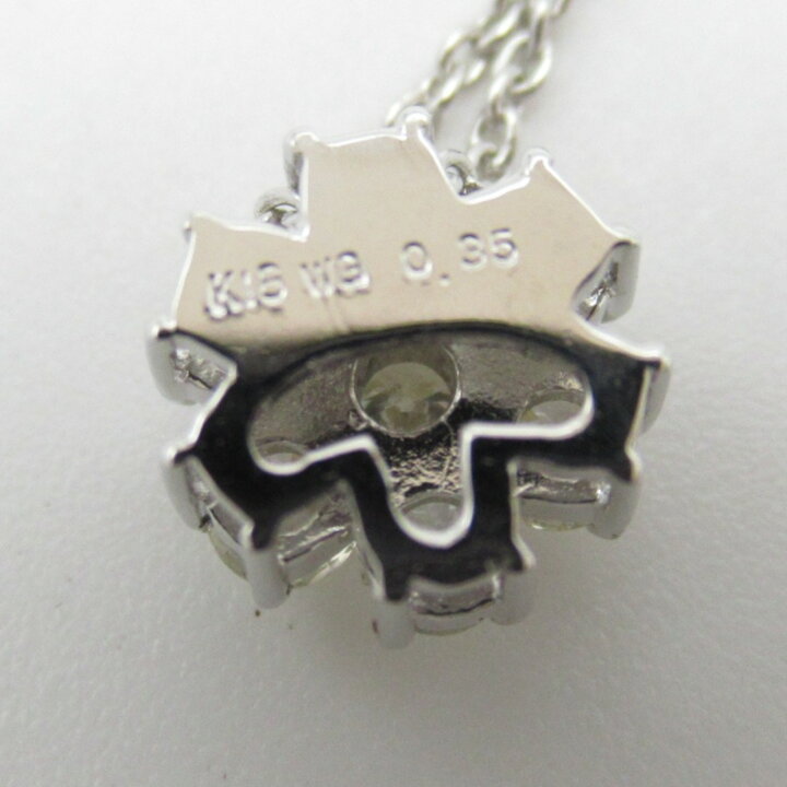 楽天市場】ジュエリー JEWELRY ダイヤモンド ネックレス K18WG  