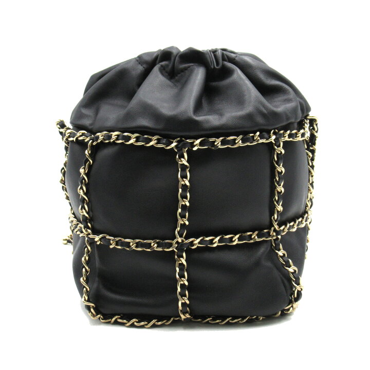 楽天市場】シャネル CHANEL 巾着チェーンショルダー ショルダーバッグ  