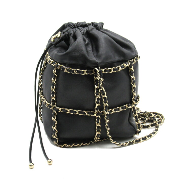 楽天市場】シャネル CHANEL 巾着チェーンショルダー ショルダーバッグ 