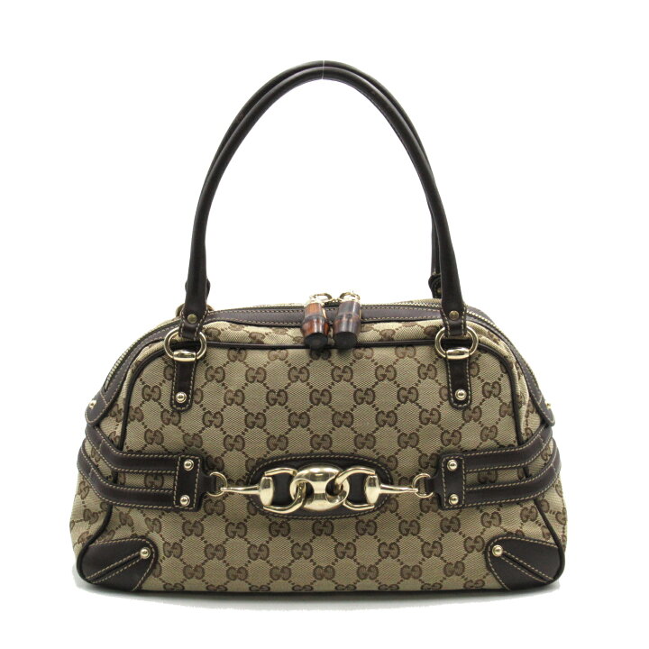 楽天市場】グッチ GUCCI GGキャンパス ホースビット ショルダーバッグ  