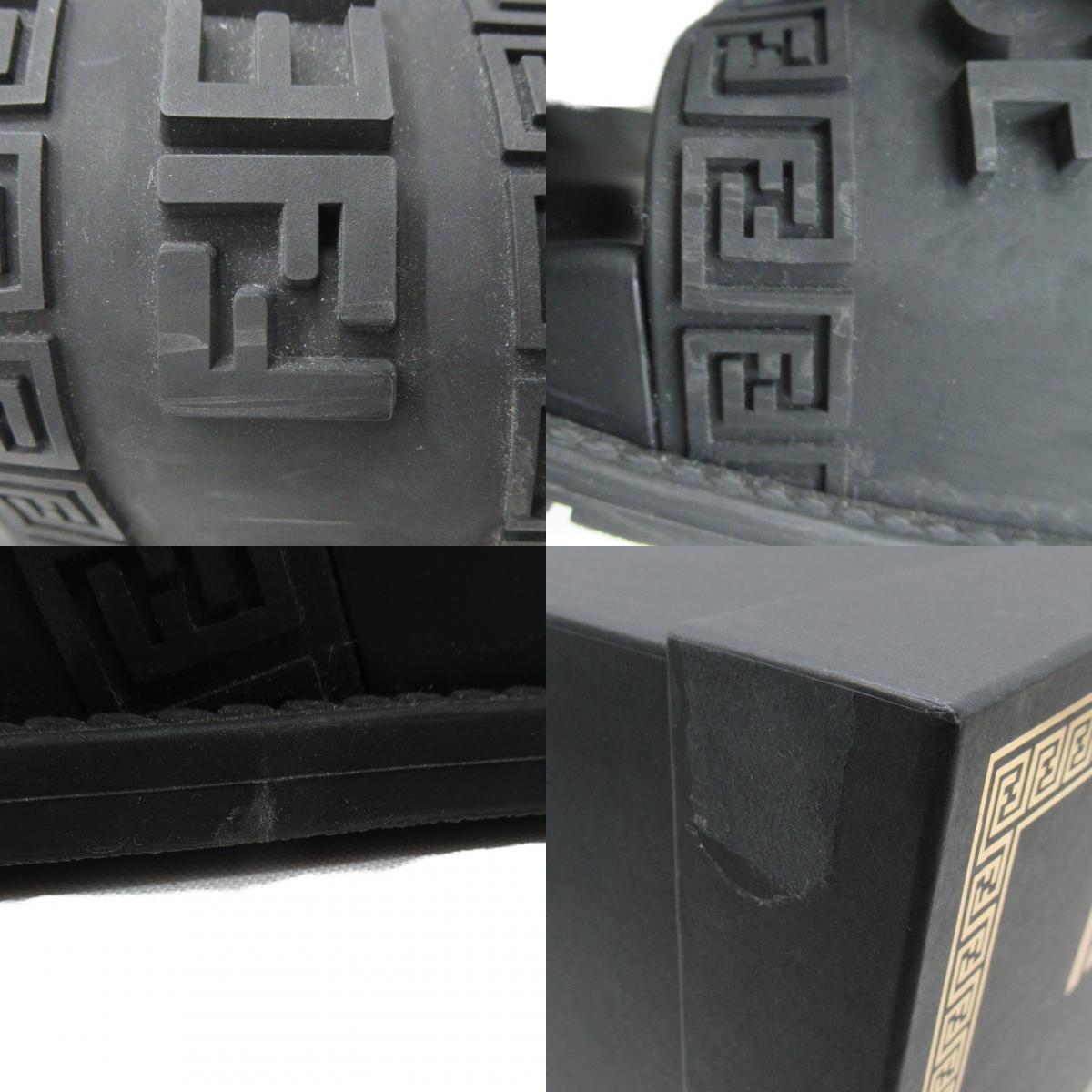 フェンディ FENDI サンダル 靴 カーフ （牛革） メンズ ブラック系 【中古】 | ブランド シューズ クツ | BRANDOFF TOKYO